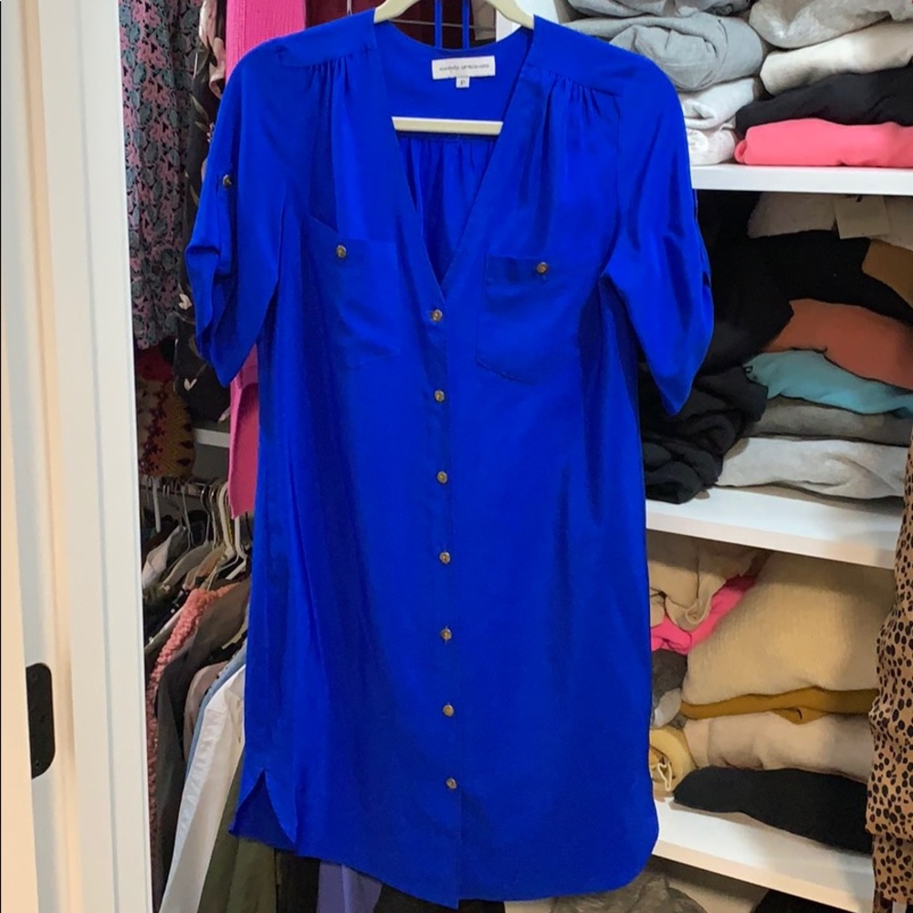 Amanda uprichard shirt dress P w/ belt